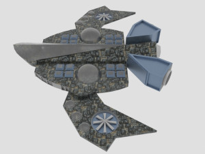 Cosmos 800-s spaceship 3D Model
