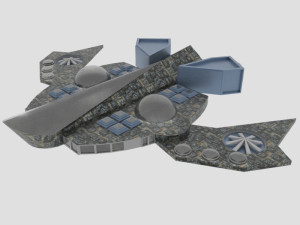 Cosmos 800-s spaceship 3D Model