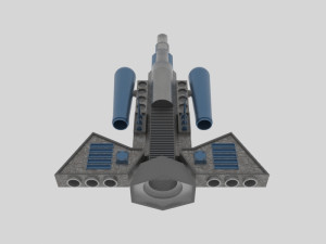 Cosmos 900-e spaceship Model 3D