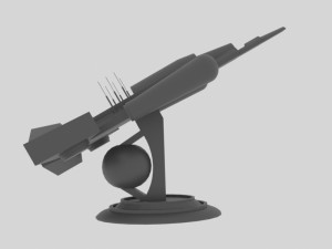 Cosmos 900-e spaceship Model 3D