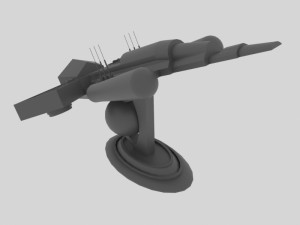 Cosmos 900-e spaceship Model 3D