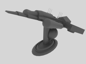 Cosmos 900-e spaceship Model 3D