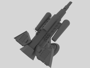 Cosmos 900-e spaceship Model 3D