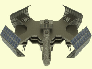 Cosmos space station Modello 3D