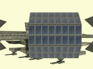 Cosmos space station Modello 3D