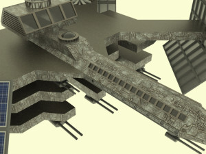 Cosmos space station Modello 3D