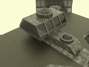 Cosmos space station Modello 3D