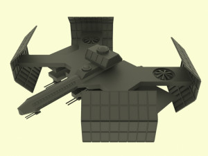 Cosmos space station Modello 3D