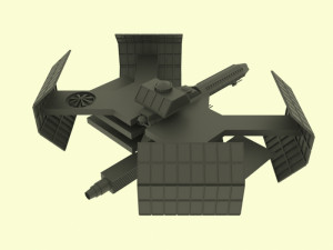 Cosmos space station Modello 3D