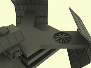 Cosmos space station Modello 3D