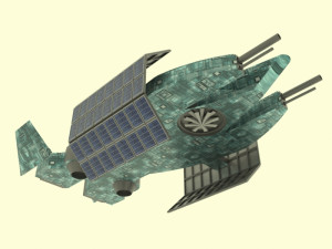 Es - 300 spaceship 3D Модель