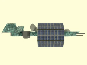 Es - 300 spaceship 3D Model