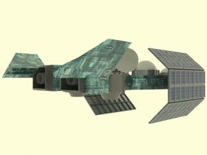 Es - 300 spaceship 3D Модель