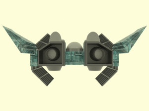 Es - 300 spaceship 3D Модель