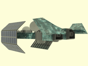 Es - 300 spaceship 3D Модель