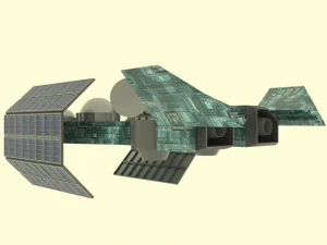 Es - 300 spaceship 3D Model