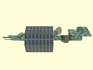 Es - 300 spaceship 3D Model