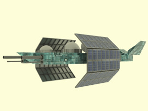 Es - 300 spaceship 3D Модель