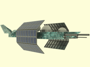 Es - 300 spaceship 3D Модель