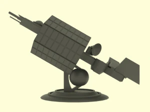 Es - 300 spaceship 3D Model