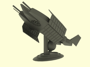 Es - 300 spaceship 3D Модель
