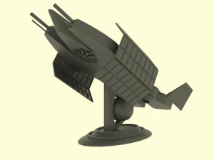 Es - 300 spaceship 3D Model