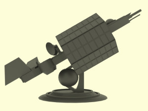Es - 300 spaceship 3D Модель