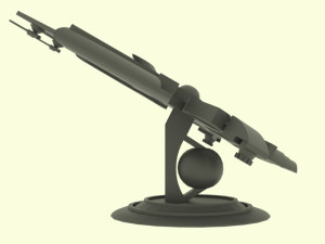 Es - 800 spaceship 3D 模型