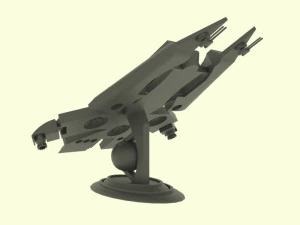 Es - 800 spaceship 3D Model