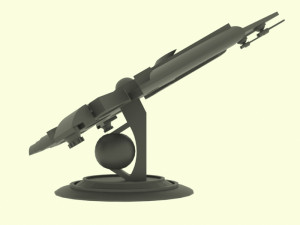 Es - 800 spaceship 3D 模型
