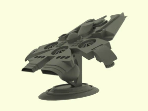 Es - 800 spaceship 3D Model