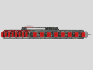 Es-1000 spaceship 3D Model