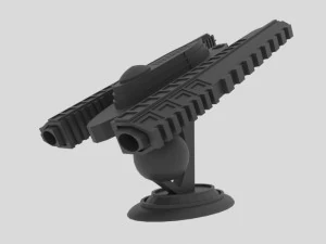 Es-1000 spaceship 3D Model