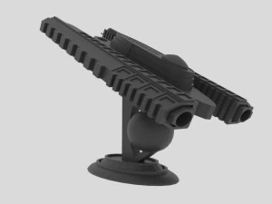 Es-1000 spaceship 3D Model