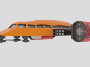 Jupiter - 300 spaceship 3D Модель