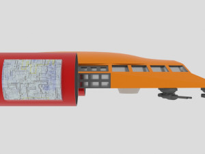 Jupiter - 300 spaceship 3D Модель