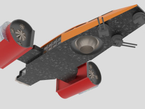 Jupiter - 300 spaceship 3D Модель