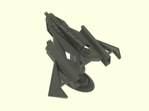 Jupiter - 500 spaceship 3D 模型