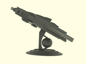 Jupiter - 500 spaceship 3D Model