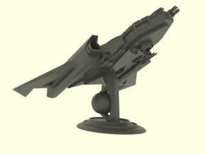 Jupiter - 500 spaceship 3D 模型