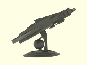 Jupiter - 500 spaceship 3D 模型
