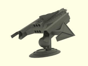 Jupiter - 500 spaceship 3D 模型