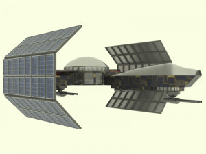 Jupiter - 800 spaceship Model 3D