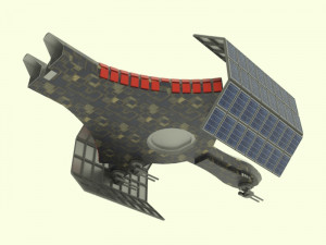 Jupiter - 800 spaceship Model 3D