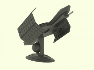 Jupiter - 800 spaceship Model 3D