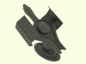 Jupiter - 800 spaceship Model 3D