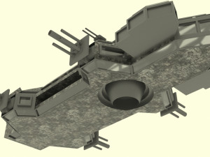 Mars - a300 spaceship Modèle 3D