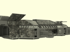 Mars - a300 spaceship Modèle 3D