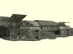 Mars - a300 spaceship 3D Model