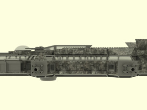 Mars - a300 spaceship Modèle 3D